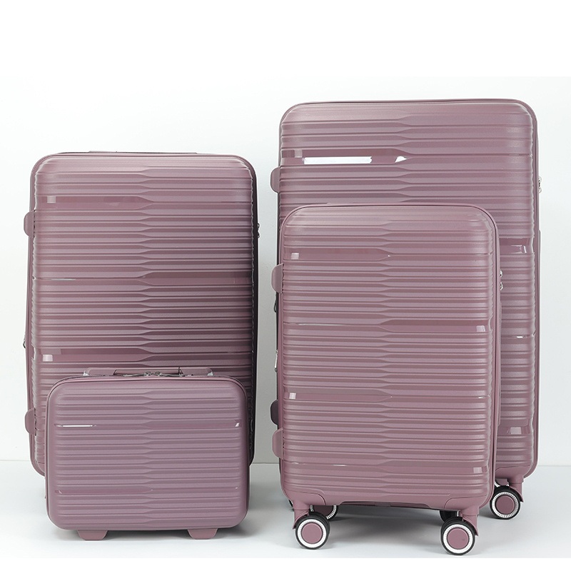 Customized PP Luggage 4PCS Set Outdoor Durable Checked in Beauty Case Suitcase – PP 4 PCS Trolley Luggage and Smart Luggage Set price