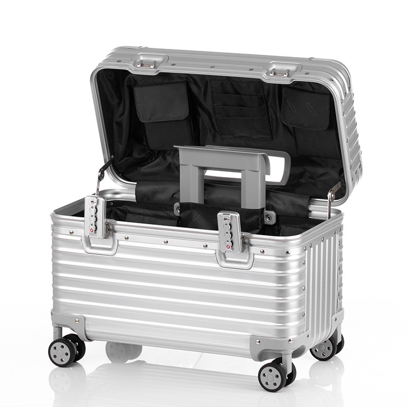 Flight Attendant Box 18 Inch Aluminum Frame Custom Travel Suitcase Luggage Set – Suitcase and Aluminium Luggage price