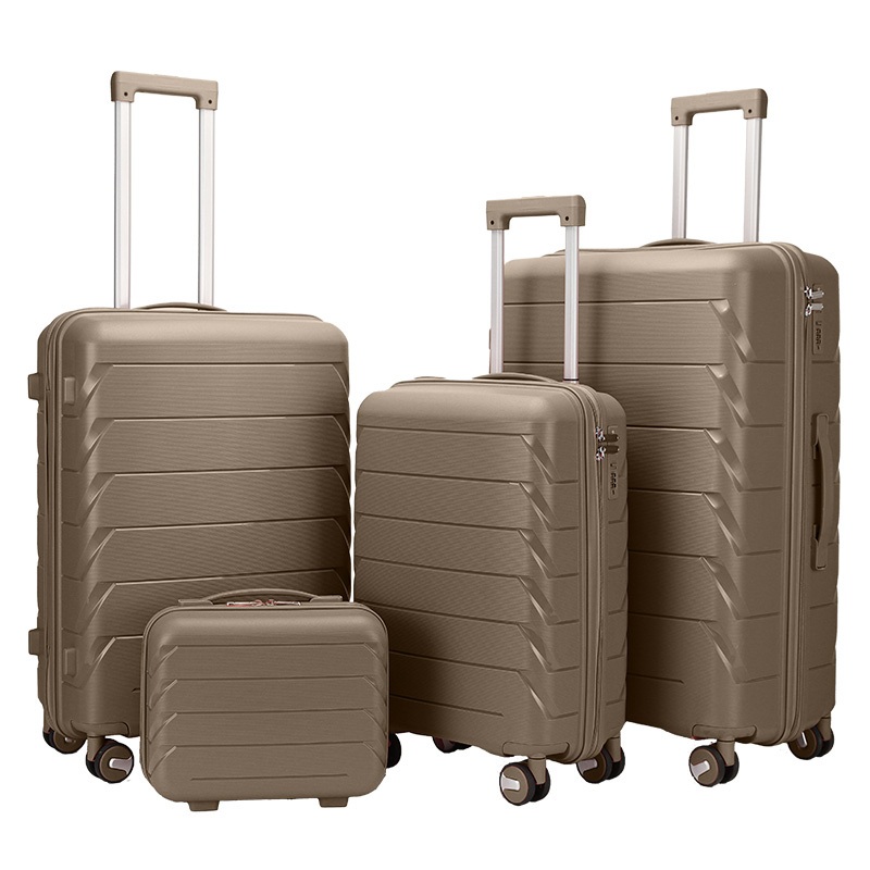 Luxury Suitcase 3PCS Set Lightweight Expandable PP Plastic Suit Cases Travel Trolley Luggage Bag – Luggage Travel Bag and Lightweight Luggage price
