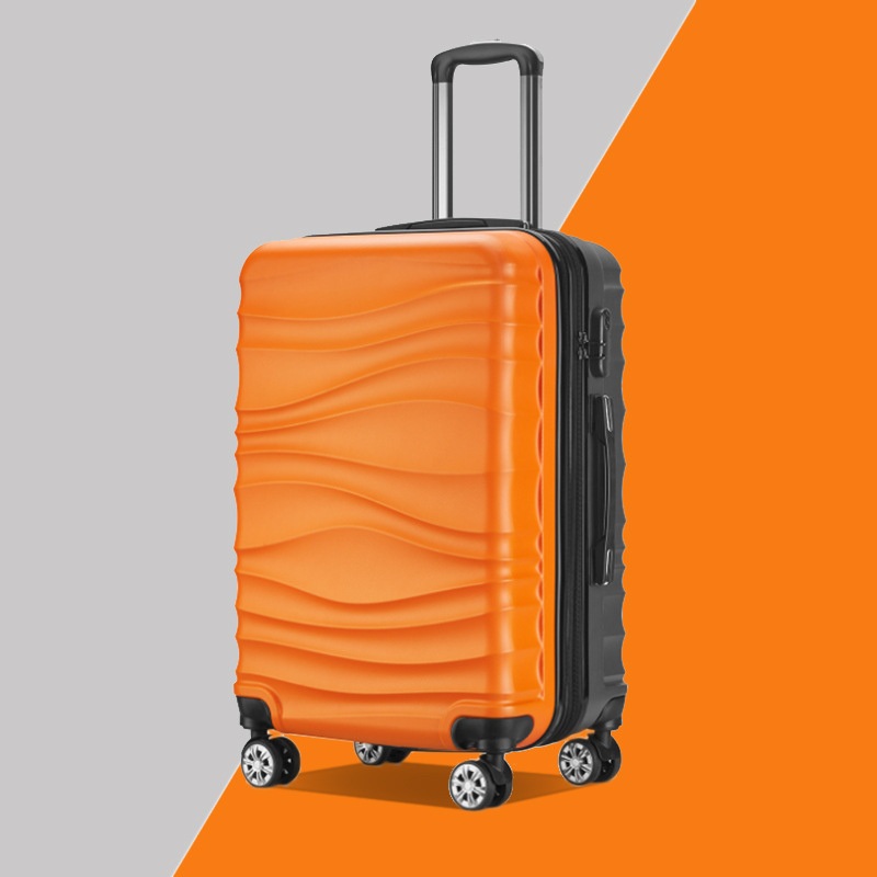 New Design Ecomomy 20inch ABS Luggage with Brake Wheels in Organge Color – Trolley Bag and Travel Luggage price