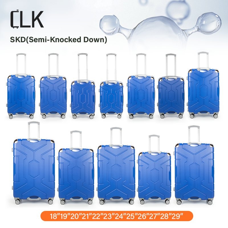 SKD 12-Piece DIY Luggage Set  Recyclable PP, Multi-Color & Protective Corners – Semi-Finished Luggage Set and Eco PP Luggage price