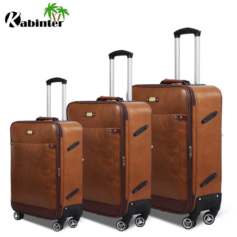 Stylish PU Luggage Set 20/24/28 Trolley Luggage for Travel&Business Water-Proof Suitcase – Luggage Set and PU Luggage price