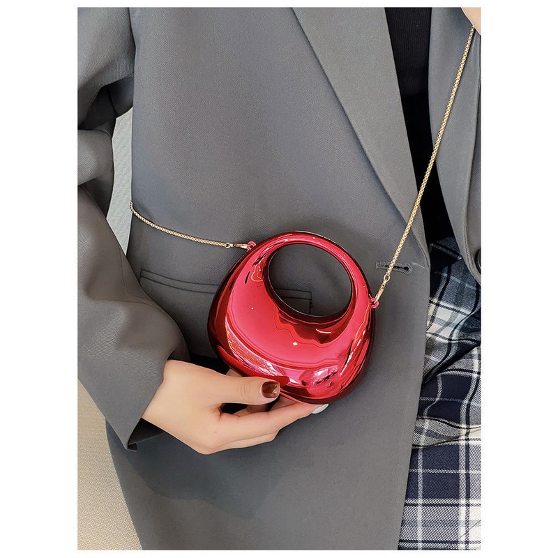 2025 New Fashion Mini Chain Shoulder Bag Crescent Acrylic Lipstick Wallet Womens Messenger Bag – Hand Bag and Shoulder Bag price