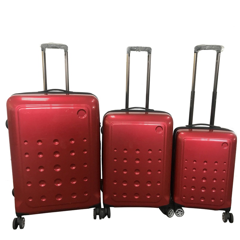 Factory Price Dark Red Nested ABS+PC Luggage Set with Tsa Lock 20/24/28 – OEM Luggage Set 20/24/28inch and Factory Price ABS+PC Luggage price