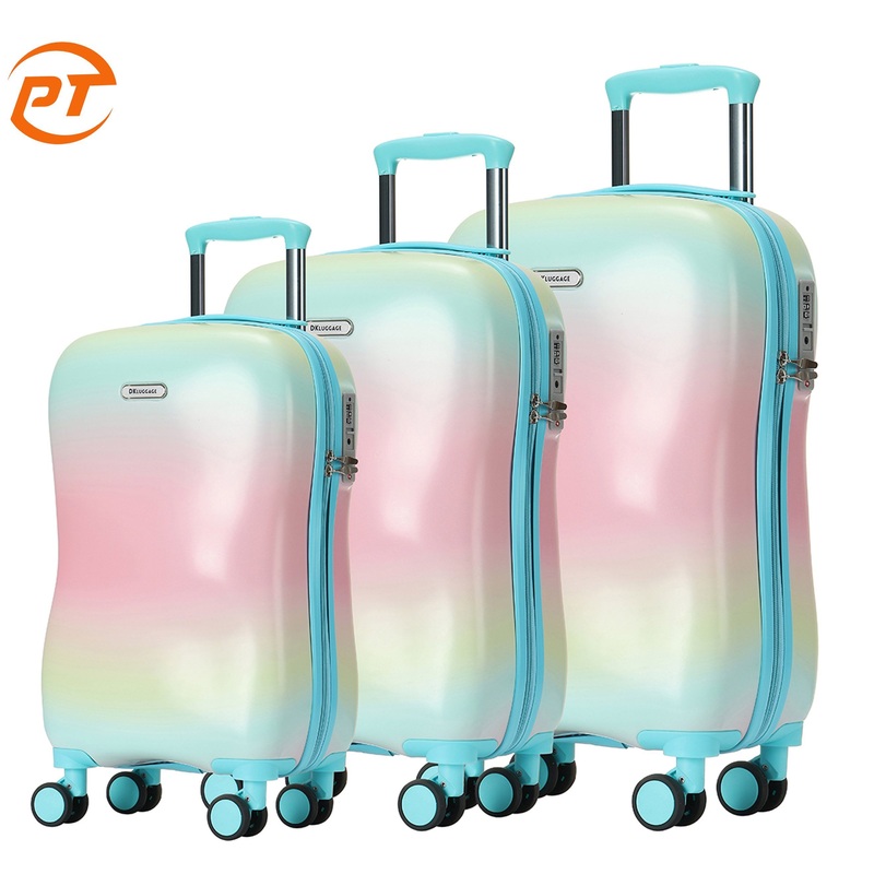 Luxury Wholesale Lady Women Girls Travel Hardshell Trolley Luggage Set OEM ODM Trolley Bags Carry Ons Rolling Suitcase Bagage for Business Gift Promotion – Suitcase and Luggage price