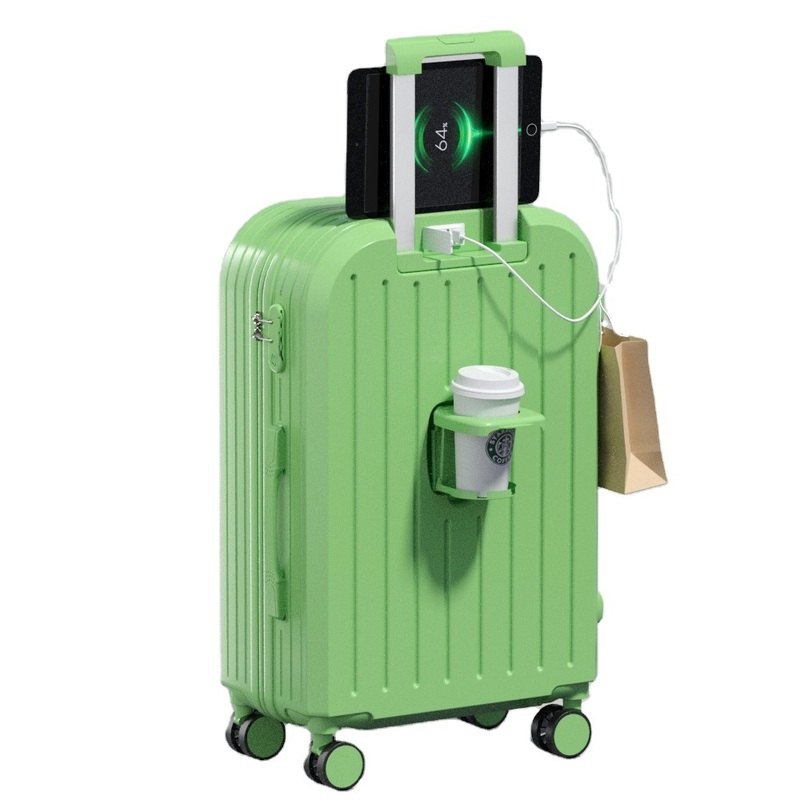 Multifunctional Hardside Trolley Travel Luggage with Cup Holder – Hardside Luggage and Travel Luggage price