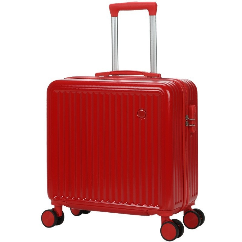Red Color 16 Inch Laptop Trolley Bag with Color Matching Trims – Suitcase and Trolley Bag price