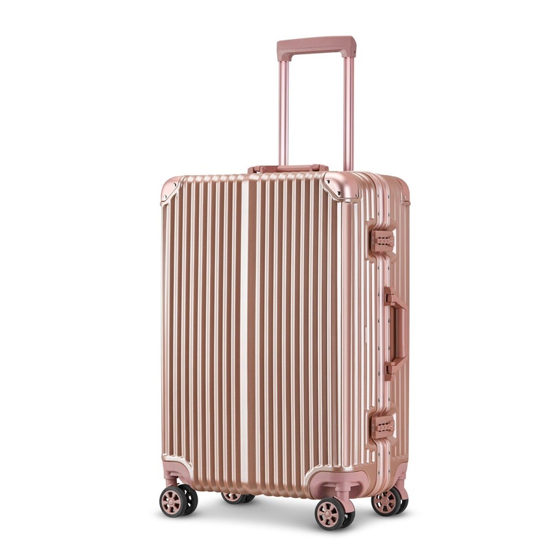 Reinforced Aluminum Hard Shell Luggage Wholesale Travel Suitcase with Tsa Lock – Aluminum Luggage and Wholesale Travel Luggage price