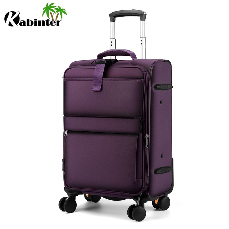 Soft Luggage Oxford Luggage 20/24/28 Travel Luggage with Aluminum Trolley Handle – Trolley Luggage and Luggage Set price