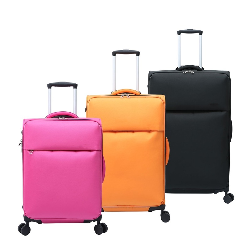 Three Colors Soft Fabric Luggage Set with Expander and Double Wheels – Trolley Bag and Softside Luggage price