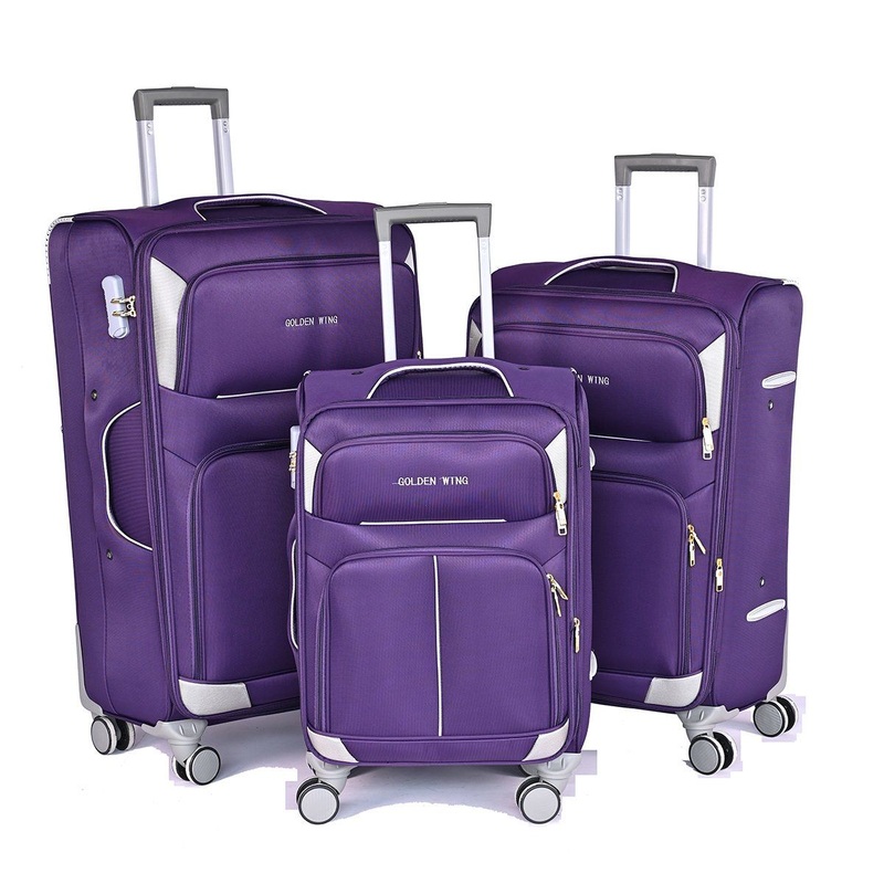 Wholesale Polyester Fabric Cloth Wheel Rolling Luggage Bags Soft Nylon Duffel Suitacase Bag for America France England Saudi Dubai Africa Nigeria – Oxford Trolley Bags and Polyester Trolley Bags price