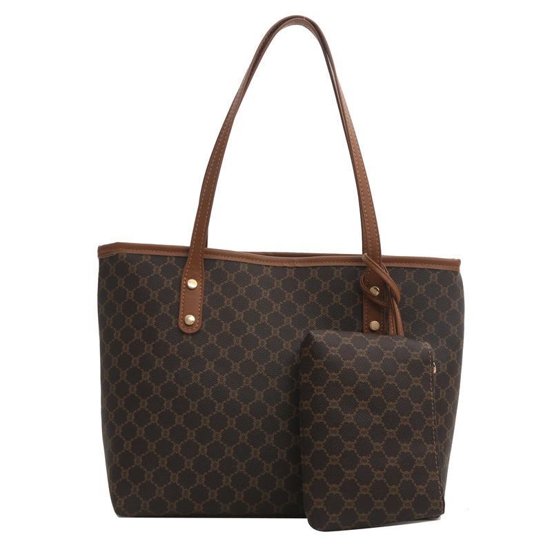 2-Pieces Set Womens Luxury Handbags PU Leather Messenger Shoulder Bag Zipper Brand Design with Purse Tote Bag for Women – Hand Bag and Shoulder Bag price
