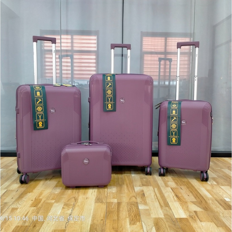 2025 New Arrival 4PCS Set Cheap PP Travel Cases Suitcase Luggage Set – Travel Cases Luggage and Trolley Luggage price