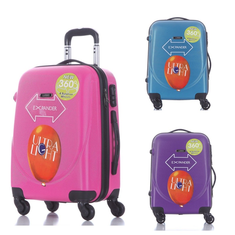 ABS Trolley Luggage with 4 Spinner Wheels Expander Zipper Suitcase (XHA005) – Trolley Case and Travel Luggage price