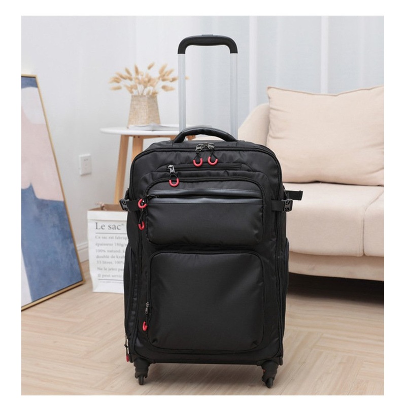 Black Waterproof Oxford Cloth Backpack Luggage – High Quality and Fashion price