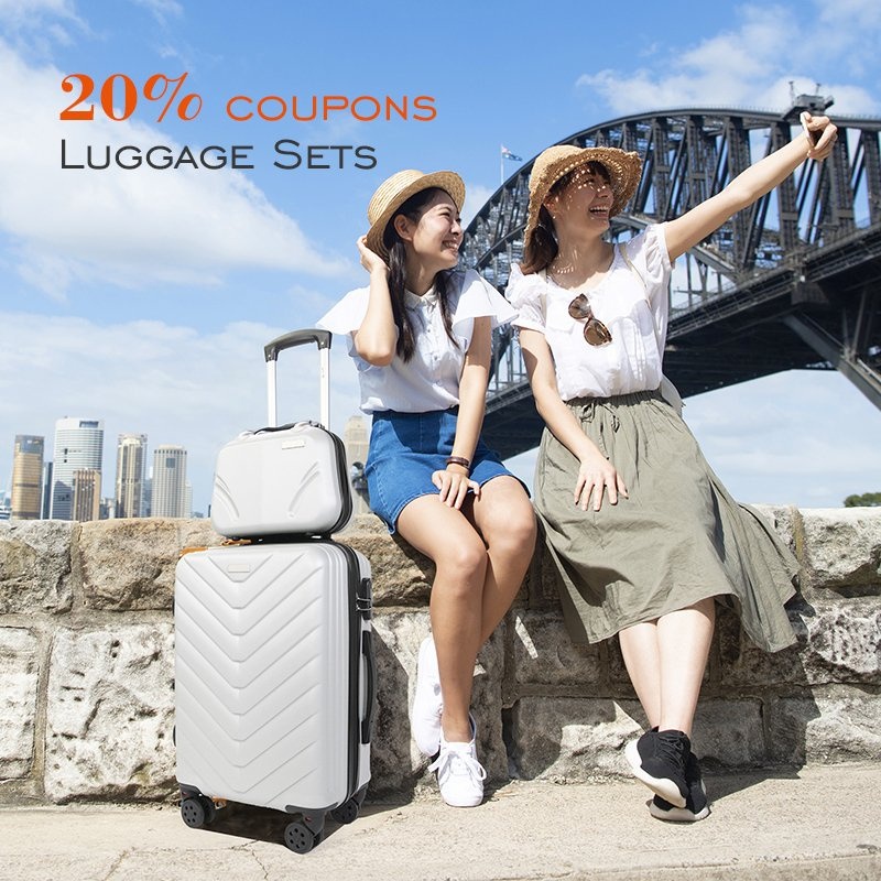 Clk Factory Durable 6 Piece Suitcase Tsa Lock Travel Luggage Bag Cabin Carry on Hot Sale Sample Request Adult Luggage – Luggage Travel Bags and 6 Piece Suitcase price