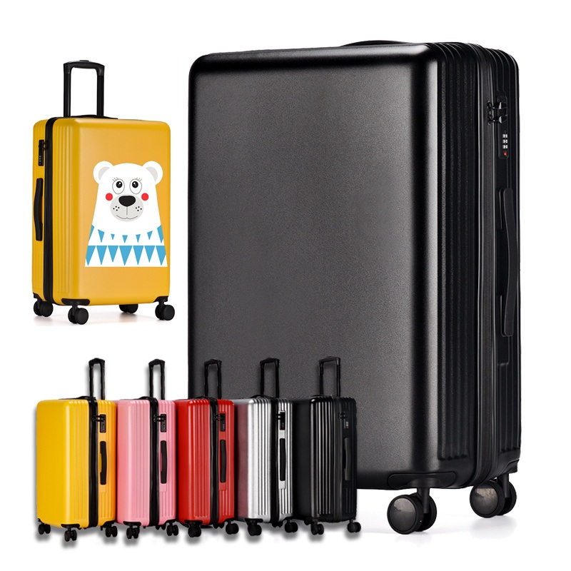 Custom Aluminium Trolley Suitcase Luggage ABS PC Printed Design Trolley Travel Luggage – Travel Luggage and ABS Suitcase price