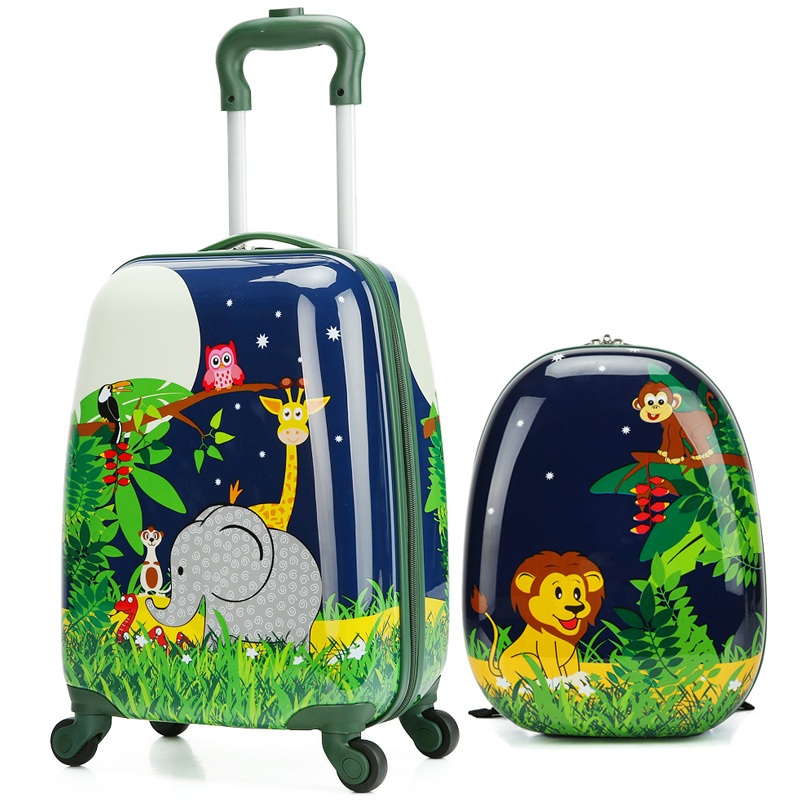 Custom Cartoon Small ABS Caddy Travel School Suitcase Printed Carry on Children Baby Boys Kids Luggage Sets – Kids Suitcase and Kids Luggage Sets price