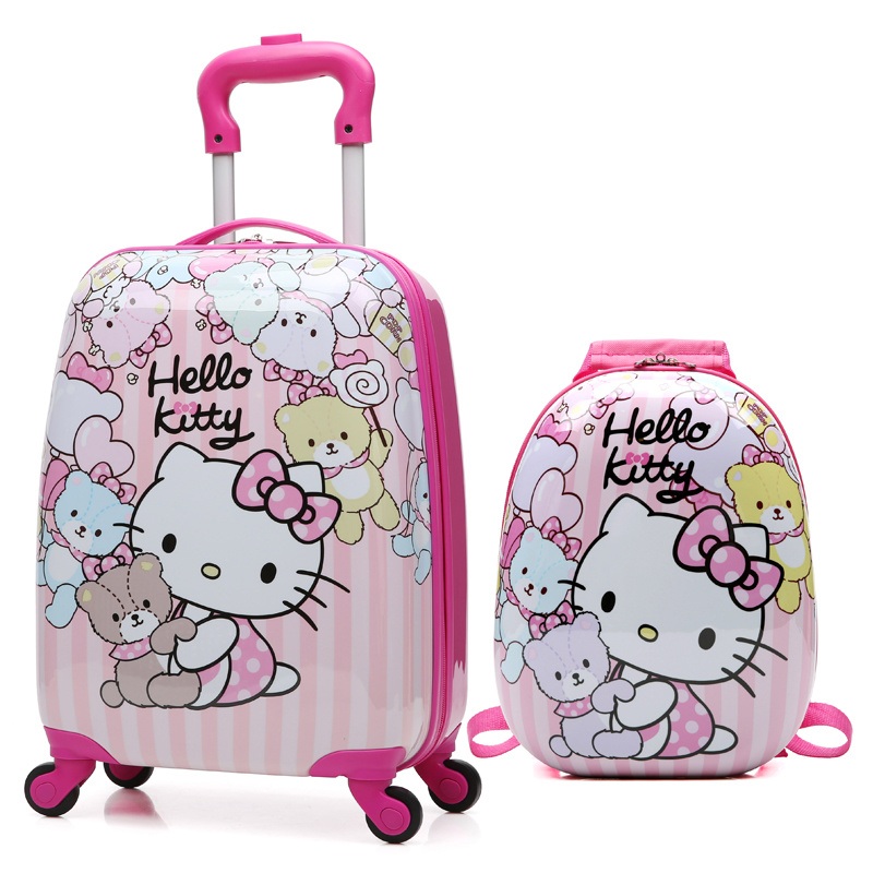Custom Cute Cartoon ABS Hard Case Children Printed Luggage Kids Suitcase – Kids Suitcase and Printed Luggage price