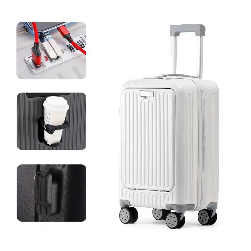 Designer ABS PC Carry on Trolley Travel Hand Suitcase Luggage with Laptop Compartment – Suitcase and Travel Suitcase price