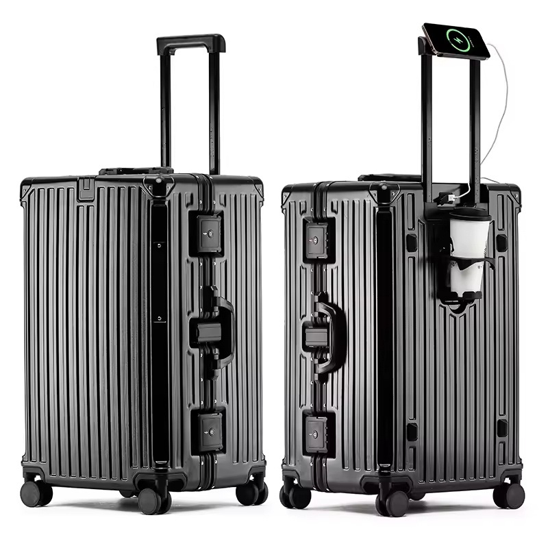 Full Metal Suitcase All Aluminium Luggage Customized Suitcase Metal Travel Bags – Suitcase and Luggage Bag price