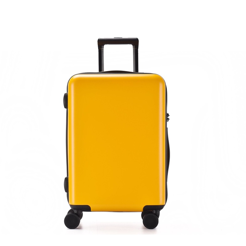 Hot Sale ABS+PC Yellow Color Luggage Customized Photos High quality Travel Suitcase – Customized Lugggae Set and Printing Lugggae Set price