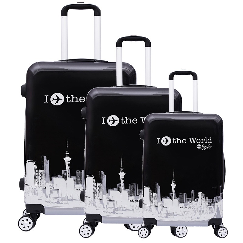 Low Price High Quality on-Time Delivered Printing ABS+PC Travel Trolley Luggage Suitcase – Suitcase and Trolley Luggage price