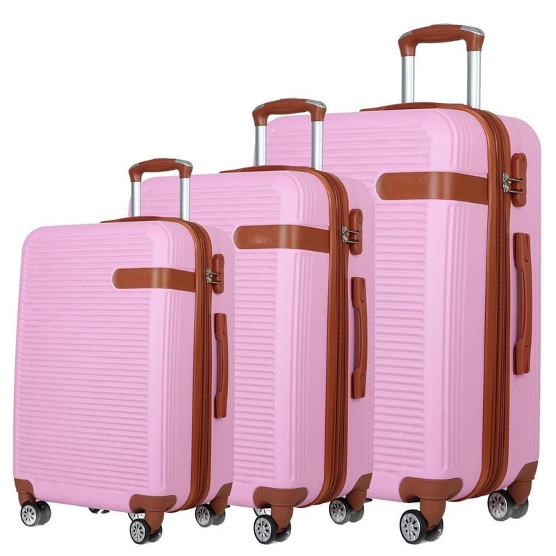 Luxury Shell Trolley Set Luggage Premium Hardside Koffer Collection with Silent 360 Degree Wheel – Trolley Luggage Set and Shell Luggage price