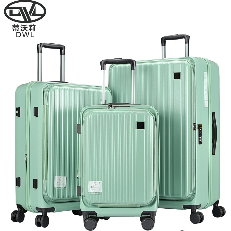 Multi-Color Front Opening Luggage ABS+PC Durable Large Capacity Rolling Boarding Suitcase with Anti-Theft Zipper – Business Front Pocket Luggage with Laptop Bag and Carry on Checked-in Travel Front Luggage price