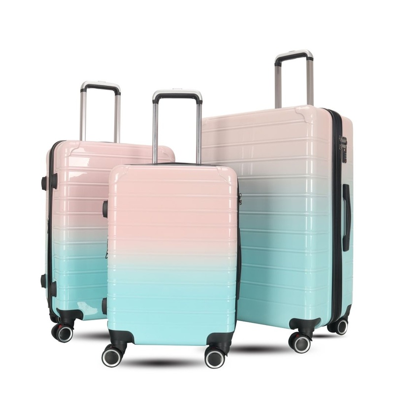 Ready Stock 20 24 28 Inch Cabin Size 360 Spinner Wheel Plastic ABS PC Hard Case High Quality Travel Luggage Suitcase – Suitcase and Stock Luggage price