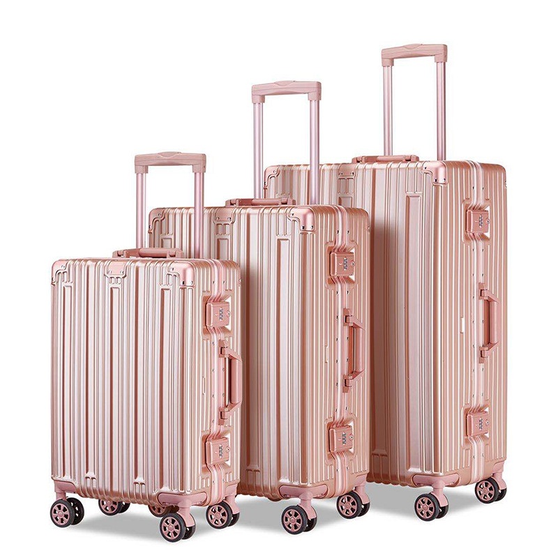 Stylish Hard Shell Luggage Suitcase with Durable Aluminum Frame and Modern Travel – Aluminum Luggage and Suitcase price
