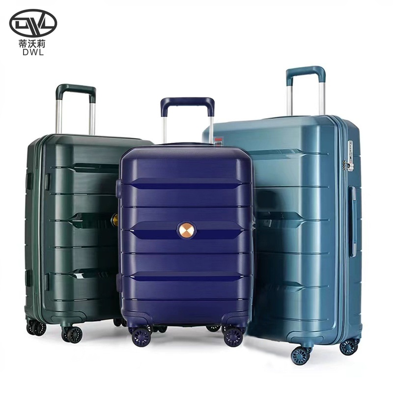 Top Seller Crack-Proof PP Hardshell Lightweight 20inch Carry on Luggage 24 28inch Trolley Suitcase Set – PP Suitcase Set and Travel Trunk Case Luggage price