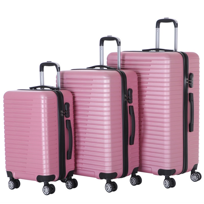 Travel Trolley Suitcase with Lock ABS 2024283 PCS Luggage Set-Xha123 – Luggage Set with Lock and Traveling Suitcase Set price