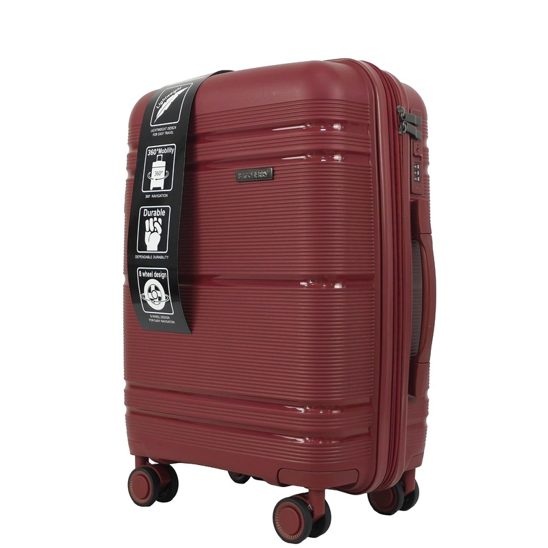 Wholesale Travel Trolley Bag Suitcase Valise Red PP Waterproof Case Cabin Luggage – Factory Supplier Suitcase and Lightweight Universal Travel Suitcase price