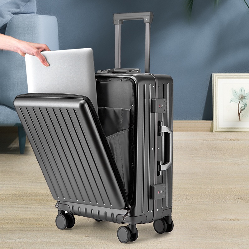 18/20Boarding Cases Trolley Luggage Set Small Luggage Bag Manufacturer – PC Luggage and Wide Trolley Handle Suitcase price