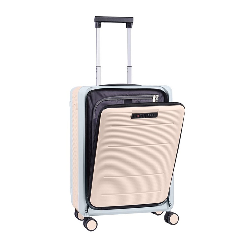 2024 Mala De Viagem 10kg COM Rodinha PP Front Open Pocket Small Carry on Suitcase Collapsible and Folding Luggage Trolley Case – Front Open Luggage and Folding Luggage Trolley price