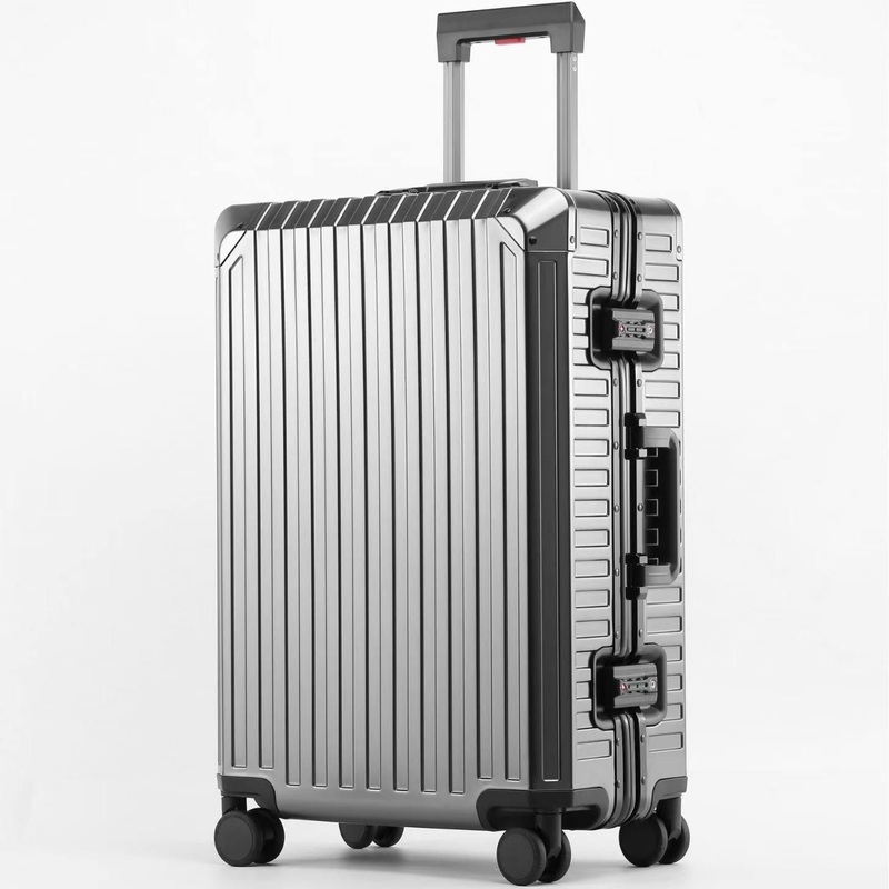 High Quality Designer Aluminium Reisekoffer Koper Koffer Checked Trolley Set Suitcases Luggage Full Aluminum – Hand Luggage and Hand Luggages price