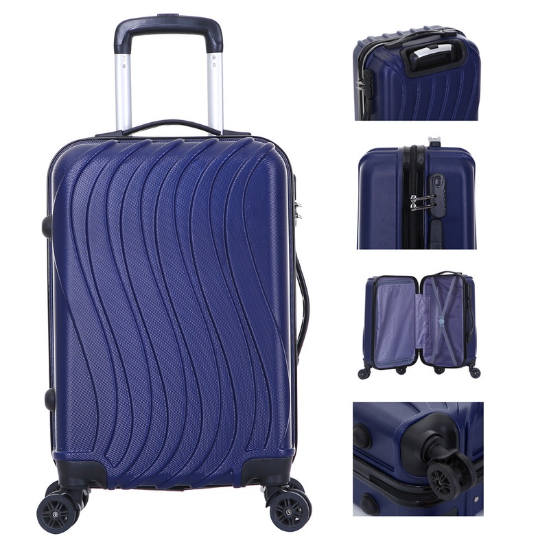 Many Colors ABS Travel Luggage 3 PCS Set Suitcase 20/24/28 Inch Travel Case-Xha156 – Trolley Travel Bags Luggage and Traveling Suitcase Set price