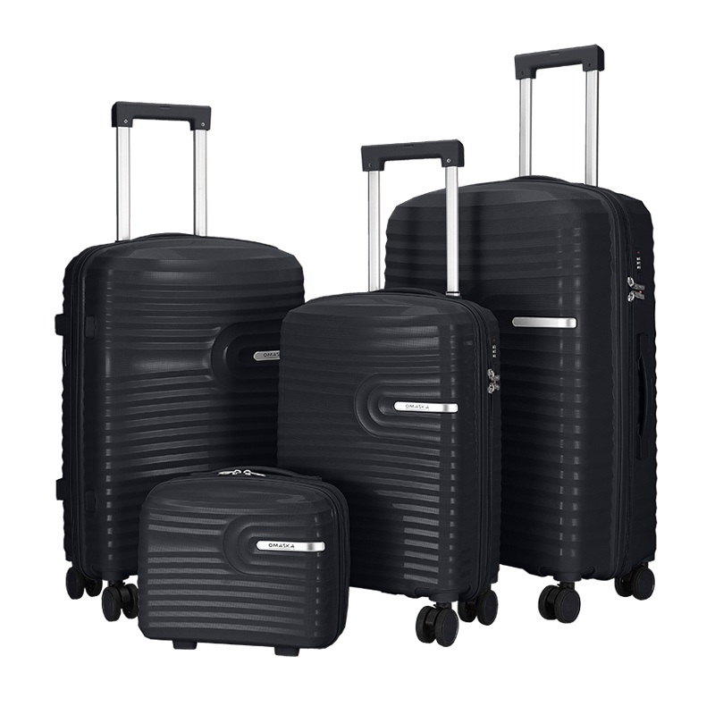 Wholesale Custom Hard Shell Best Cabin Luggage 3PCS Set PP Plastic Suitcases – Travel Suitcase and Suitcase Set price