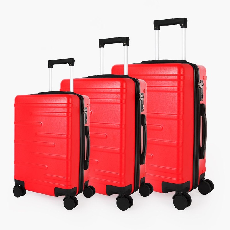 Wholesale New Stripe Luggage Sets ABS Bags Trolley Travel Suitcase – Trolley Travel Bag and Stock Luggage price