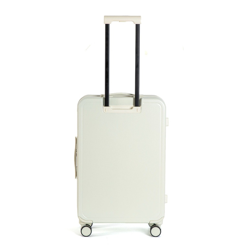 Wholesale PC Luggage Suitcase White Color High Quality Silence Wheel Soft Handle – PC Custom Designed Luggage and PC Lightweight Trolley Suitcase price