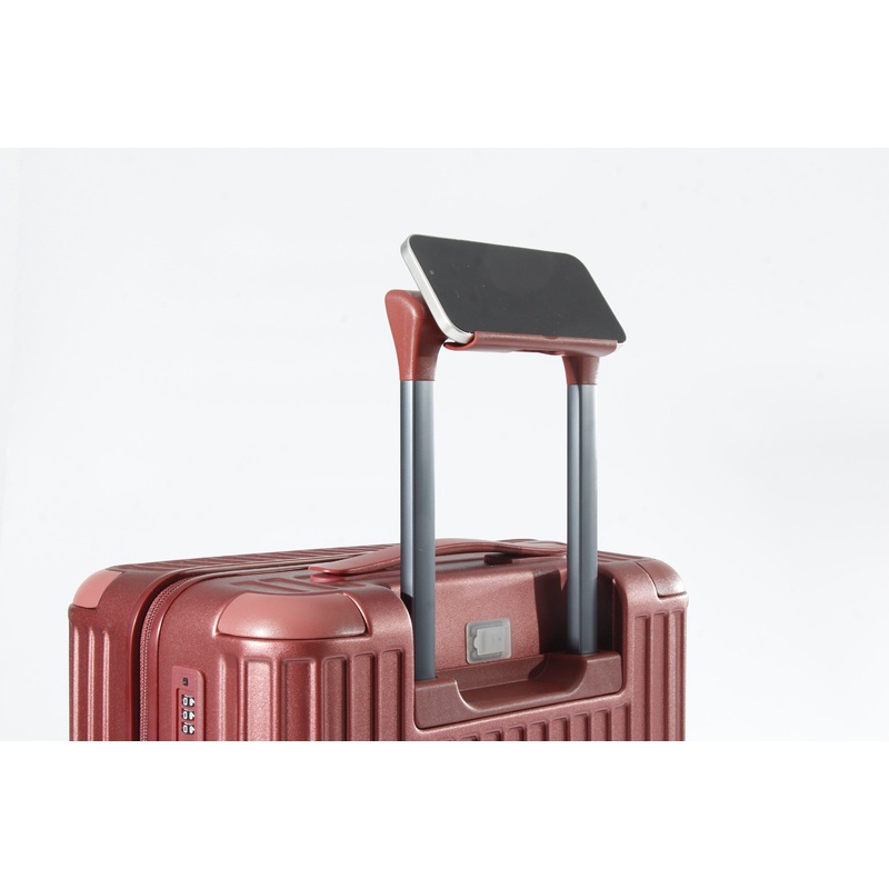 100% PC Luggage Set Plastic Frame 100% Aluminum Trolley Mobile Stand – Business and PC price