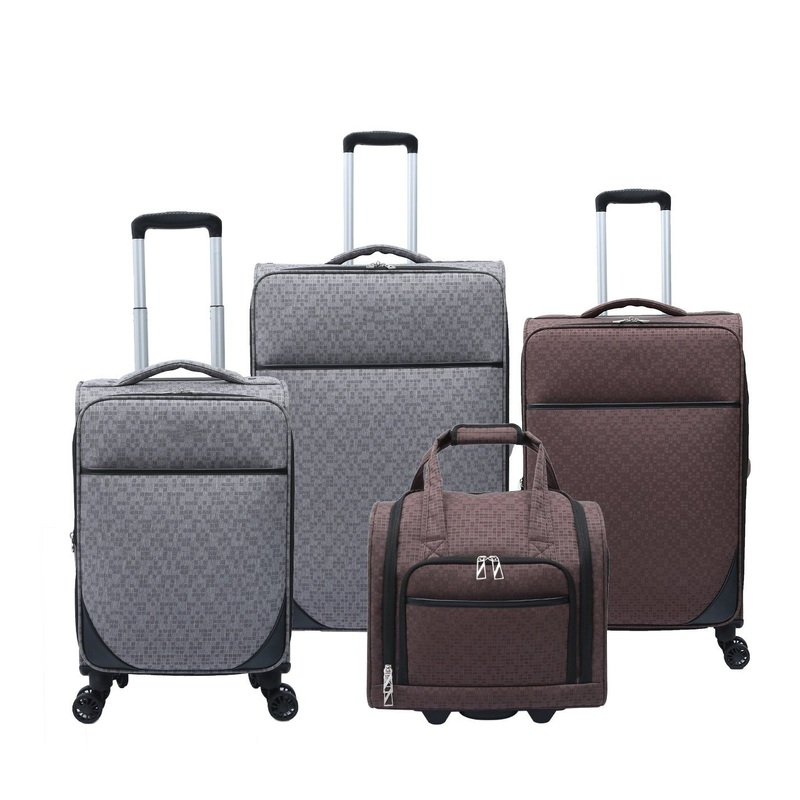 Durable Lightweight Soft Trolley Luggage Set with Travel Bag – Trolley Bag and Suitcase price