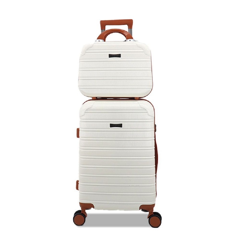 Luxury Trolley Shell Luggage Premium High-End Travel Set with Integrated Cosmetics Case – High-End Luggage and Shell Luggage price