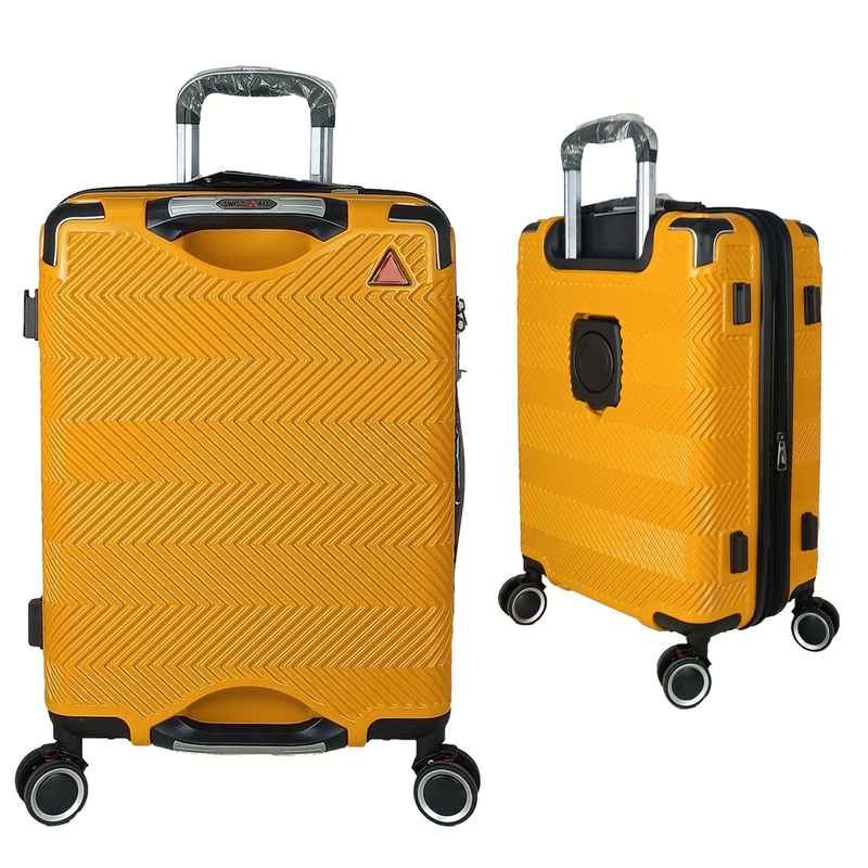 Wholesale Factory Price Travel Trolley ABS+PVC Luggage Set with Aluminum Trolley – Trolley Luggage Set and Travel Luggage price