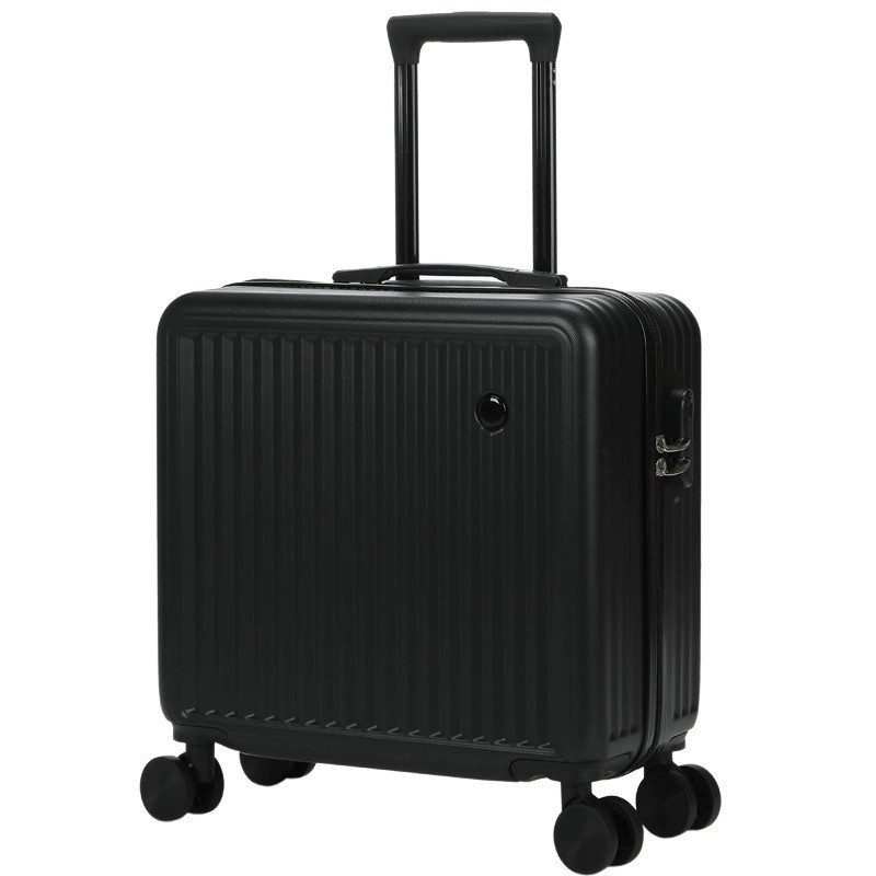 Black Color 16 Inch Laptop Trolley Bag with Color Matching Trims – Suitcase and Trolley Bag price