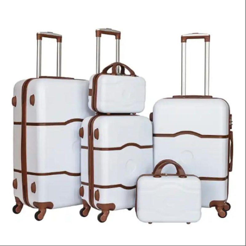 Fashion ABS Suitcase Vintage Unique High Quality ABS PC Luggage Set – Luggage Set and Trolley Case price