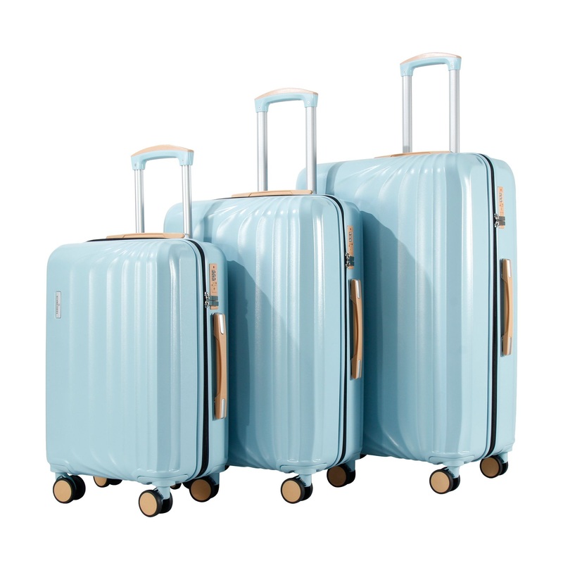 New Fashion Travel Suitcase ABS+PC Luggage Set 20/24/28 Inches Trolley Cases – ABS+PC Luggage and Trolley Luggage price