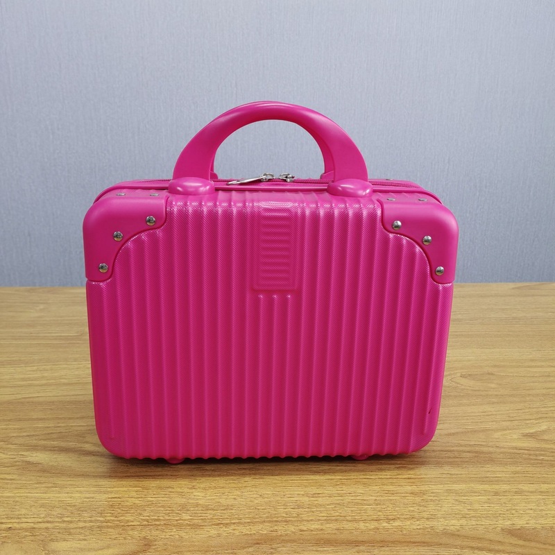 Rose Color Beauty Case Valise Mini Luggage Organizer Makeup Suitcase for Woman – Mini Luggage and Valise price