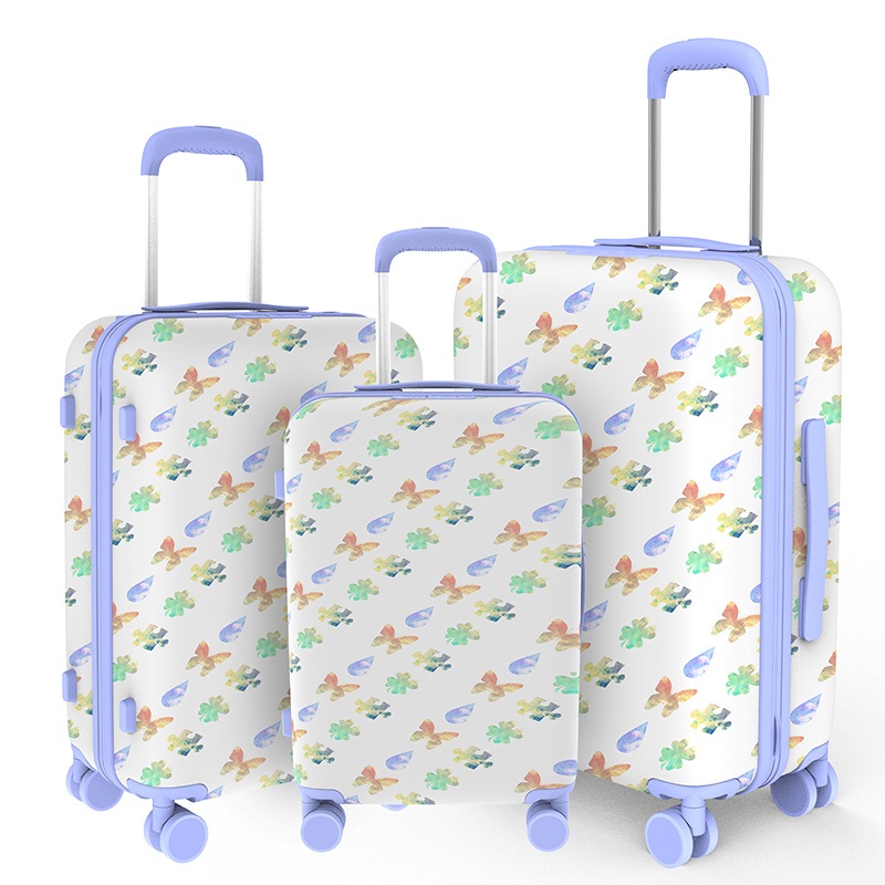 Wholesale Quality 20 Inch Suitcase Spinner Wheels Blue Check Vintage Luggage Sets – Bags and Suitcase price